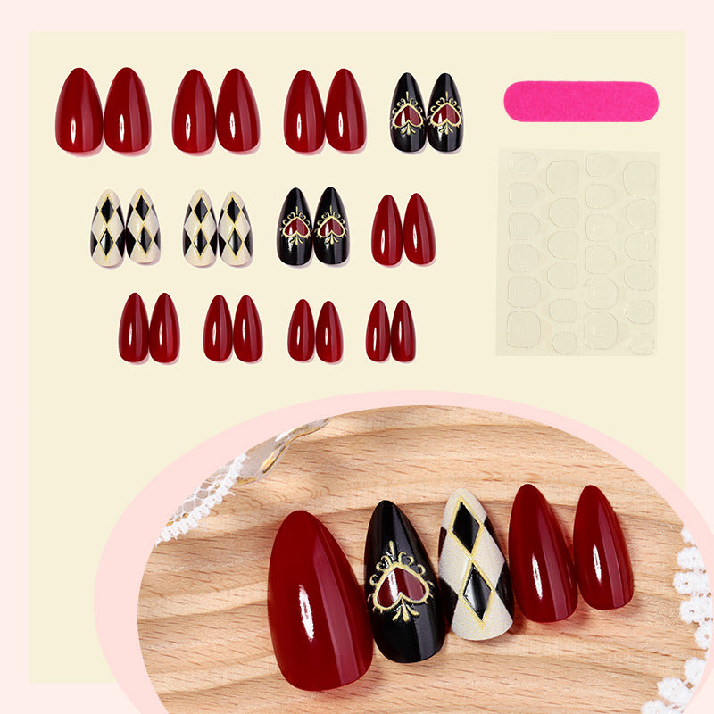 Artistic Designer Press-On Nail Set kalsten