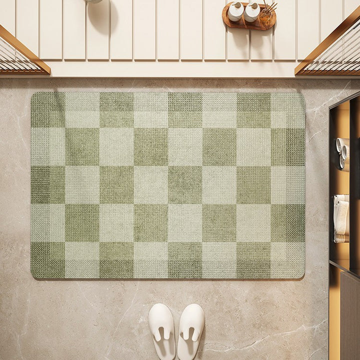 Floral Patterned Entryway Mat