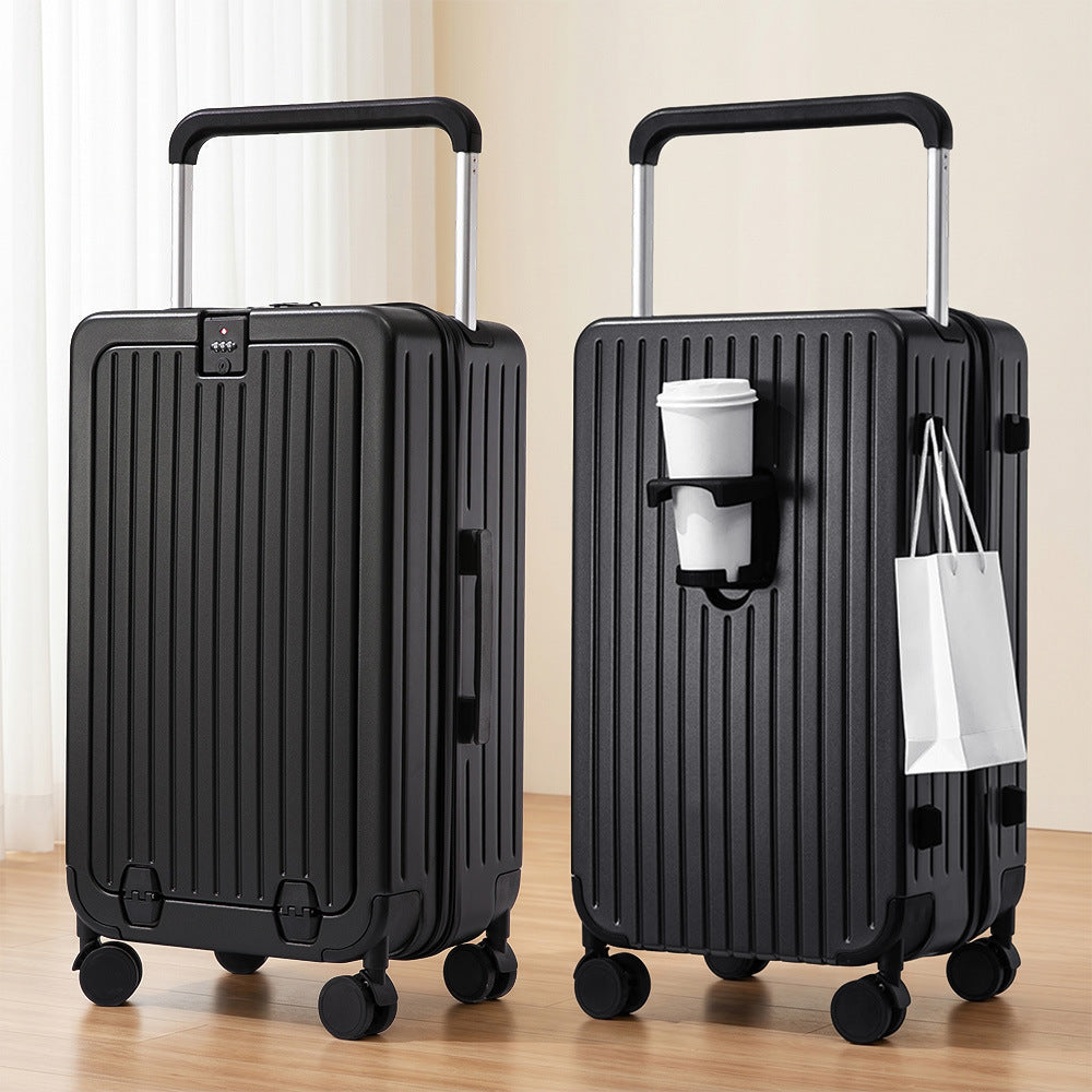 Compact Hard Shell Suitcase with 360-Degree Spinner Wheels