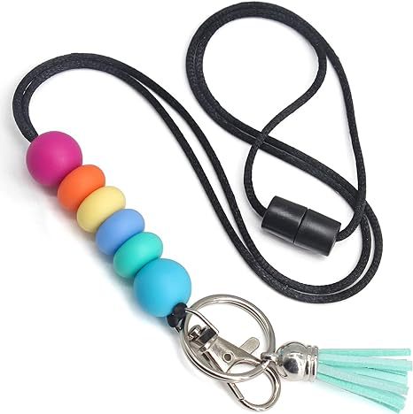 Colorful Silicone Keychain Lanyard Kalsten