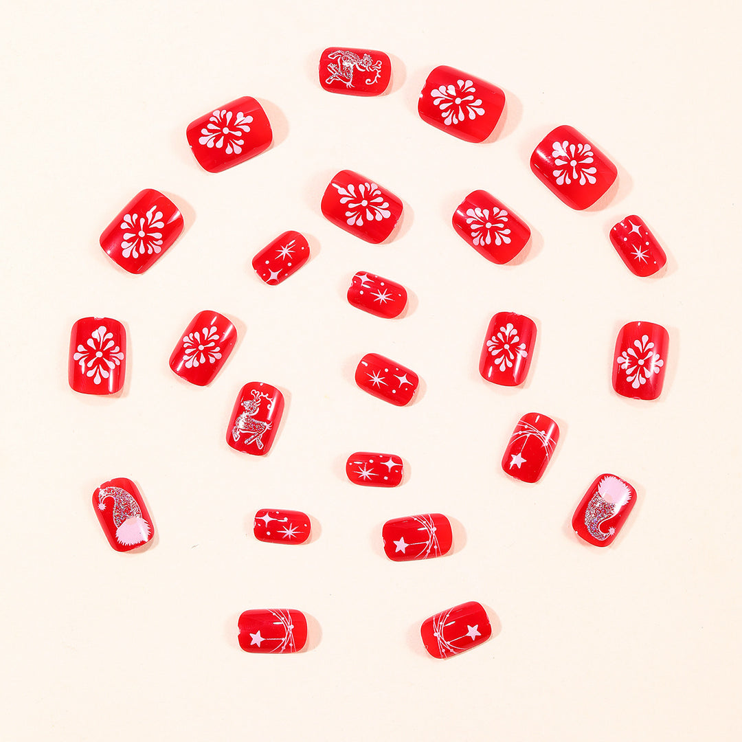 Festive Holiday-Themed 3D Nail Art Extensions Kalsten