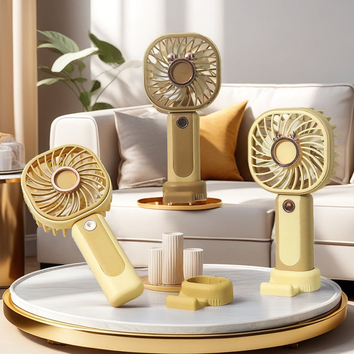 Ladies Portable Mini USB Fan with Flexible Head Rotation Kalsten