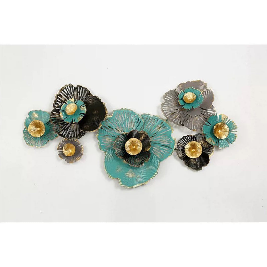 Artistic Floral Metal Wall Sculpture Kalsten 1789208526