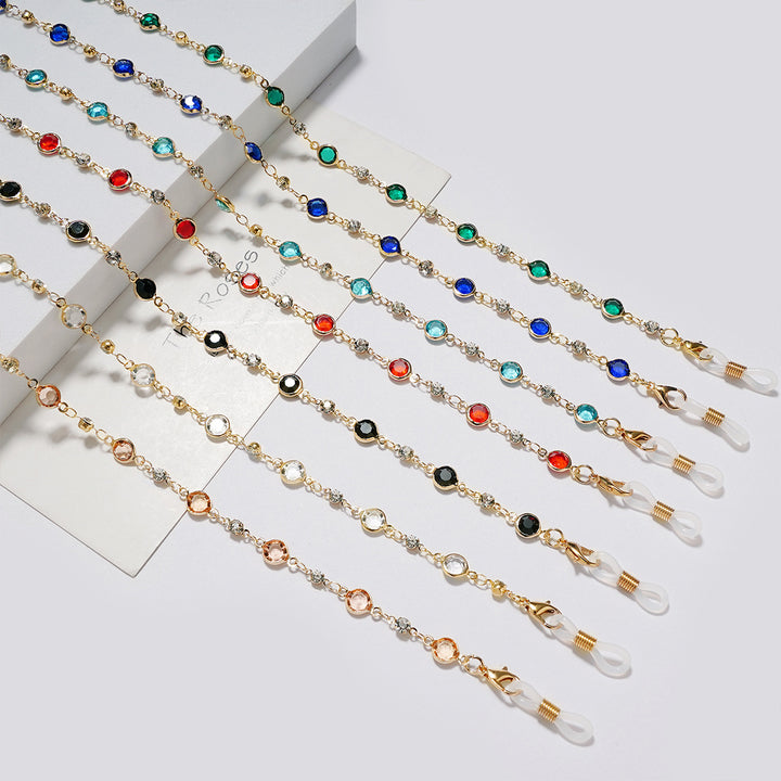 Decorative Crystal Eyewear Chain Kalsten