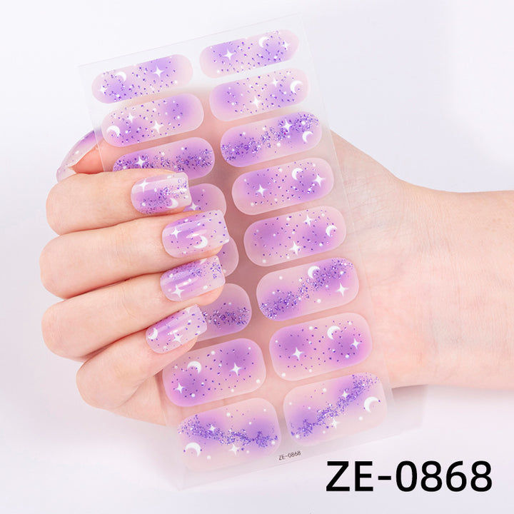 Starry Ombre Nail Wraps