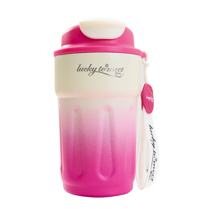 Women’s insulated cup with innovative drip protection and practical carrying handle Kalsten