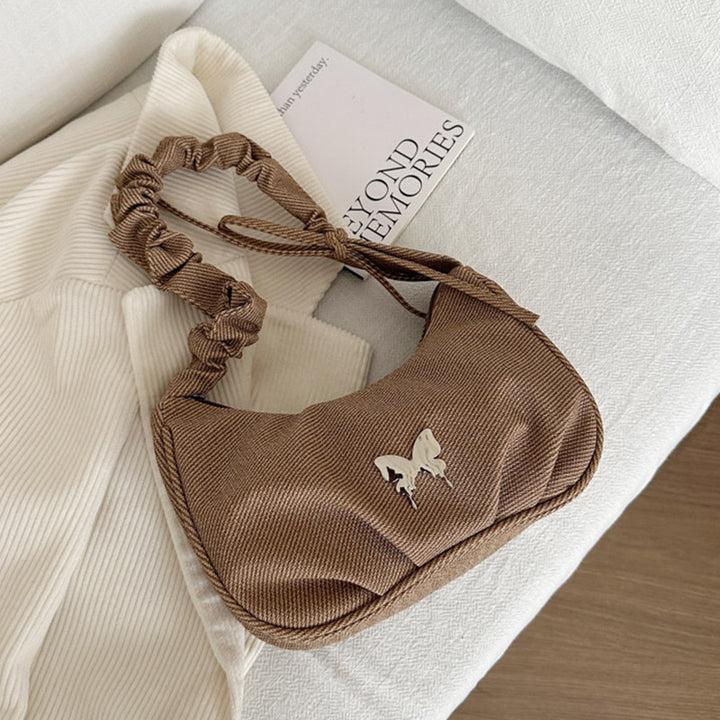 Elegant Textile Mini Shoulder Bag