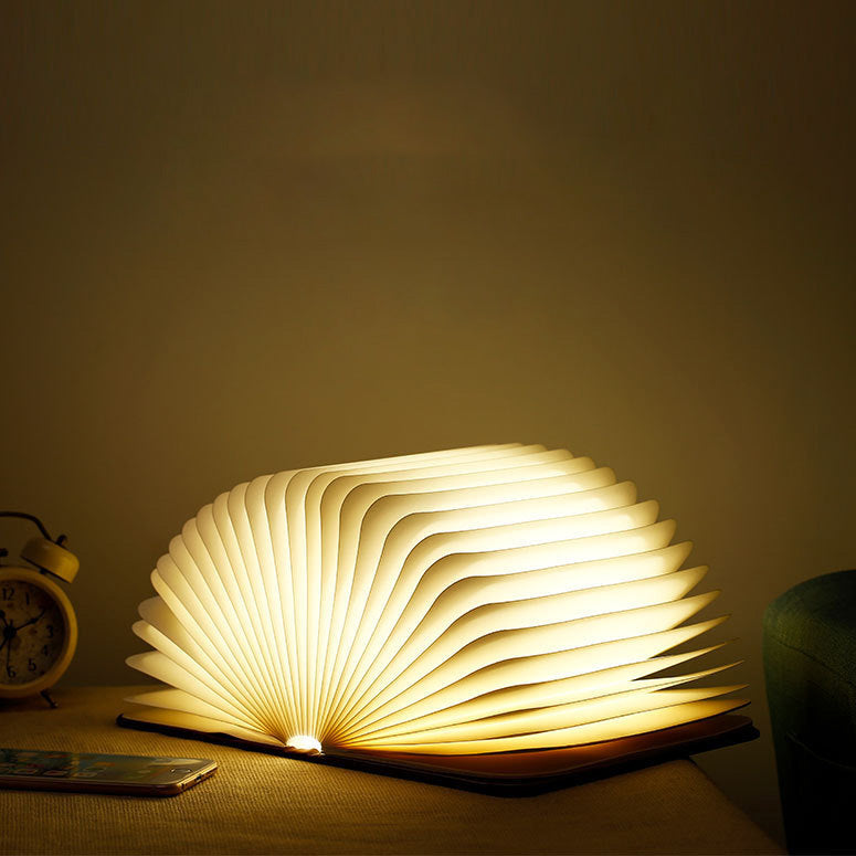 📖 Wooden Book Lamp - For Desk Study Gift Decoration Light | Noxord