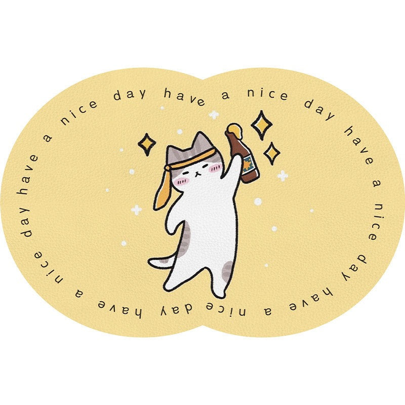 Unisex Cute Cartoon Pet-Themed Mat Kalsten