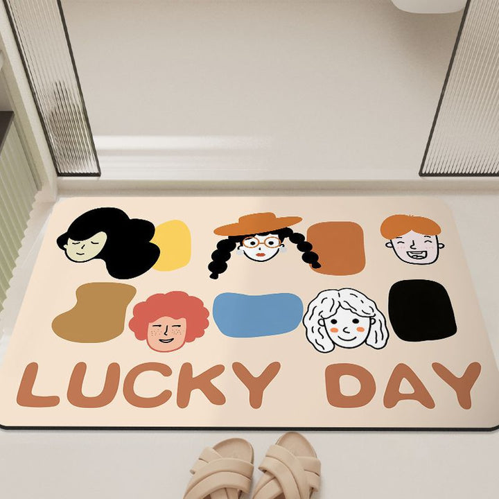 Cartoon-Inspired Bathroom Mat Kalsten
