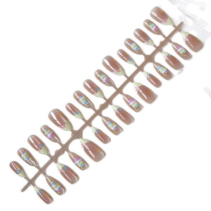 Artificial nails with elegant flower pattern Kalsten