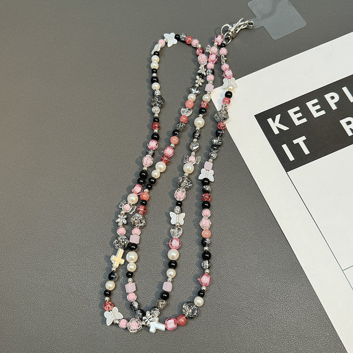Artisan Beaded Charm Necklace Kalsten