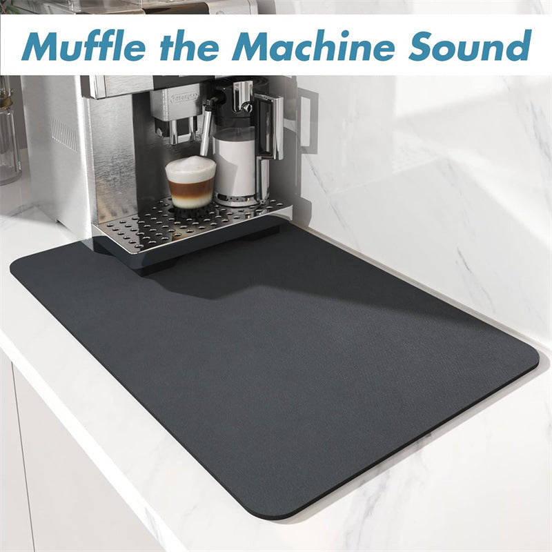 Coffee-Themed Kitchen Floor Mat