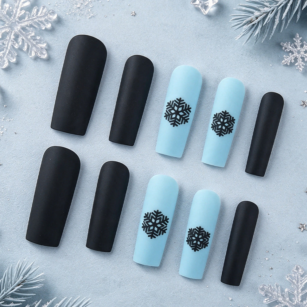 Winter-Themed Long-Lasting Nail Art Kalsten