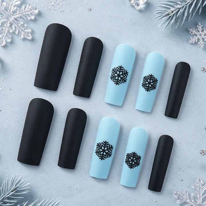 Winter-Themed Long-Lasting Nail Art Kalsten