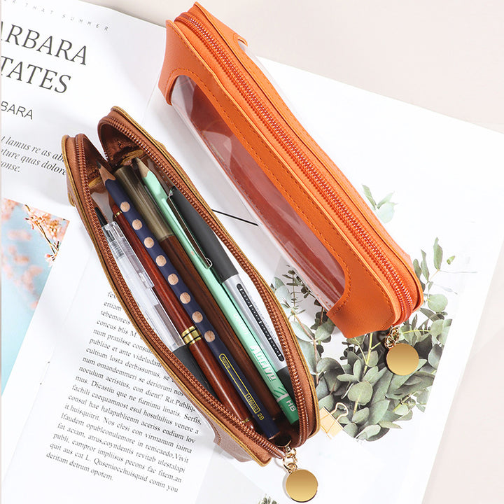 Stylish Leather Pencil Case Kalsten