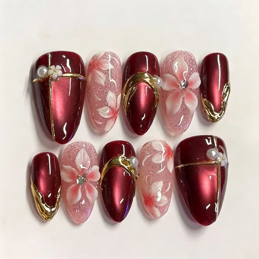 Decorative Press-On Nail Set