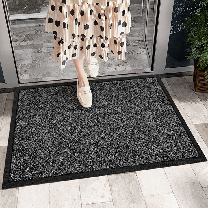 Textured Doormat with Inspirational Message Kalsten