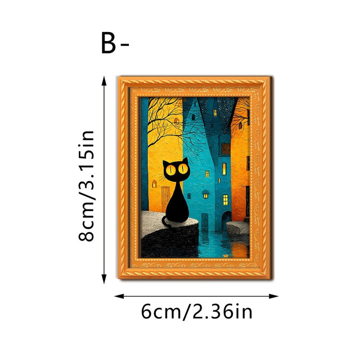 Decorative cat art with futuristic design Kalsten