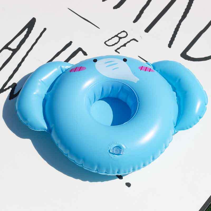 Women Inflatable Swim Ring with Floral Design Kalsten