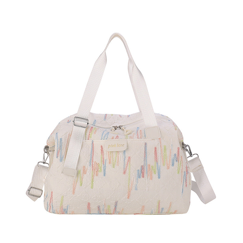 Chic Textured Travel Duffle Bag Kalsten