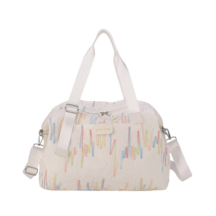 Chic Textured Travel Duffle Bag Kalsten