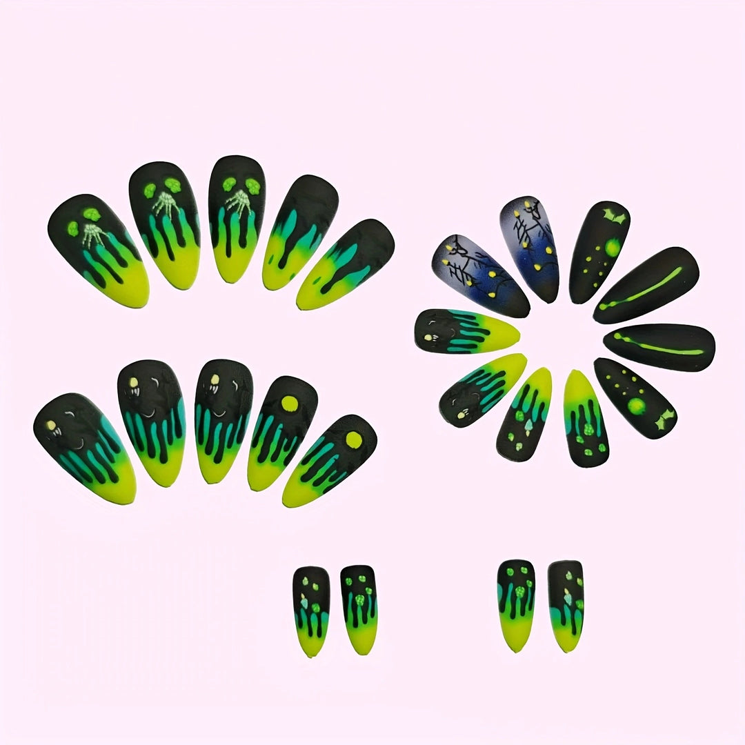 Halloween-Themed Nail Art