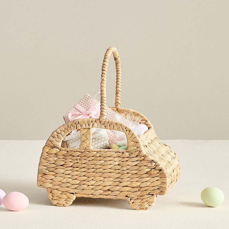 Woven Car-Shaped Storage Basket Kalsten
