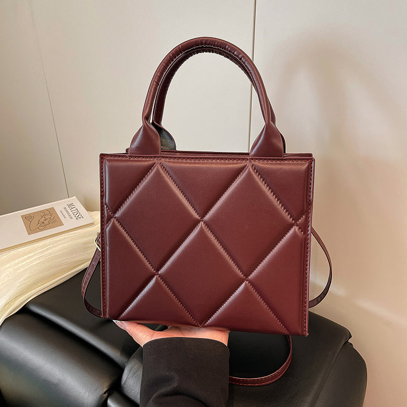 WoQuilted Faux Leather Handheld Tote Kalsten