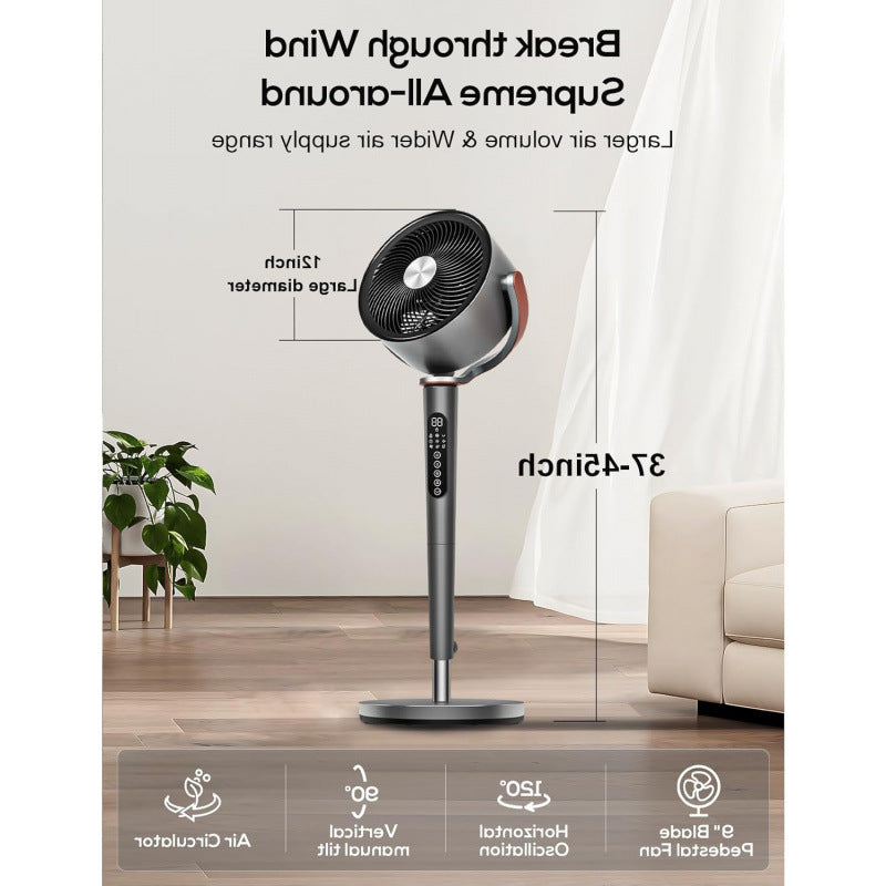 Unisex Stand Fan with Intelligent Control Kalsten