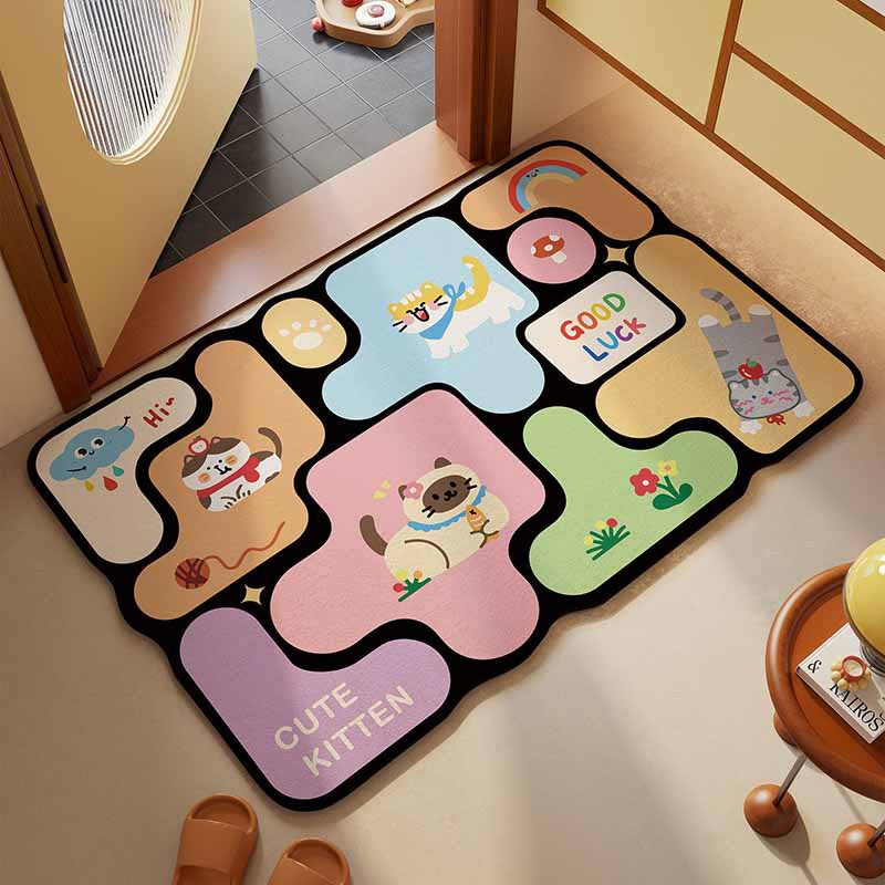 Non-Slip Welcome Area Rug