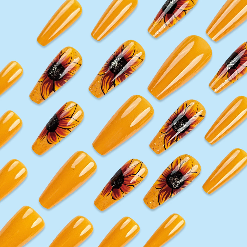 Floral Art Press-On Nail Set Kalsten
