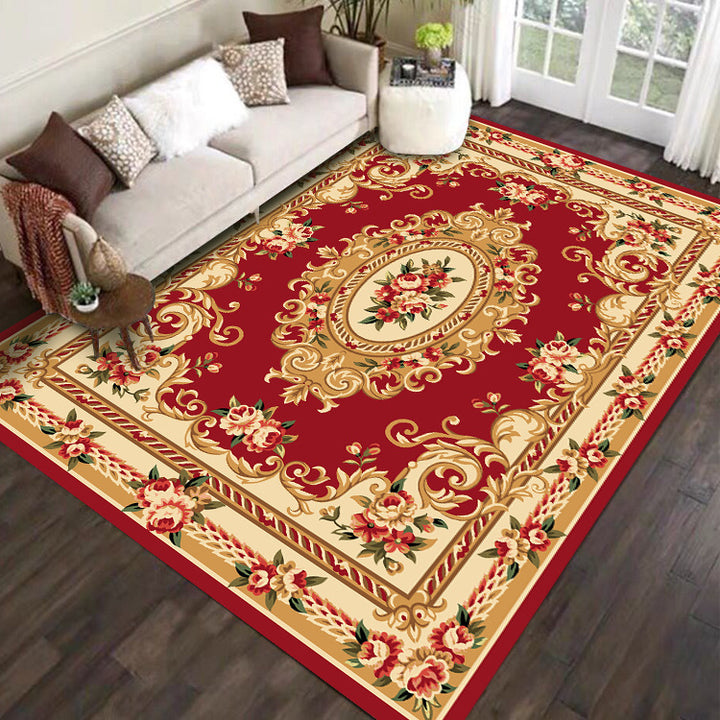 Vintage Floral Patterned Area Rug