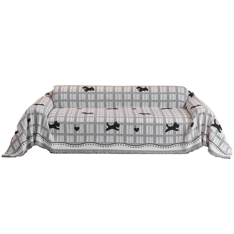 Decorative Knitted Throw Blanket