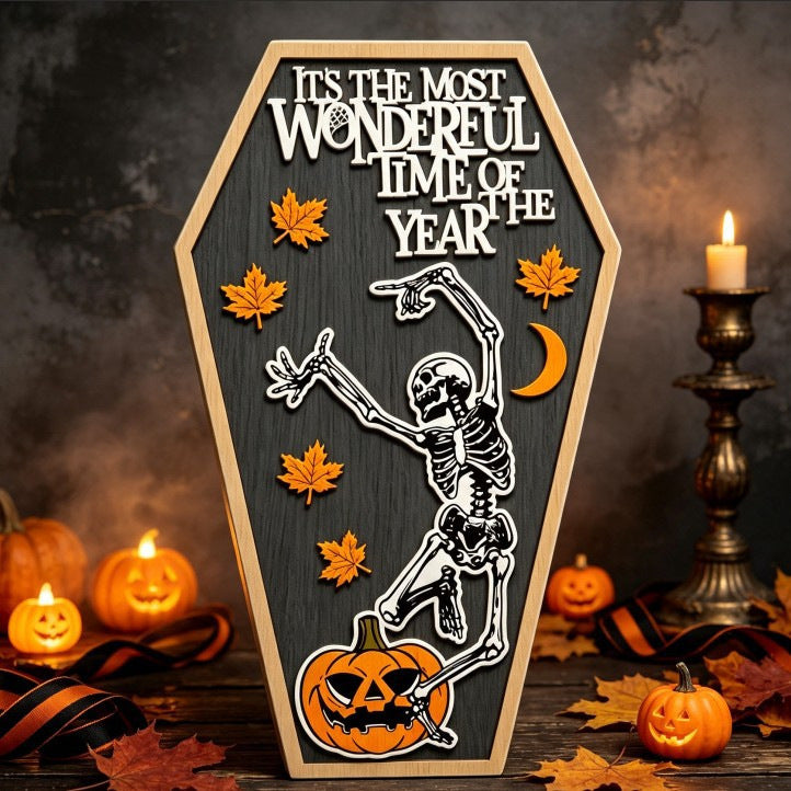 Halloween Themed Decorative Plaque