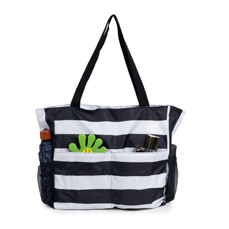 Spacious beach bag with practical outer pockets Kalsten