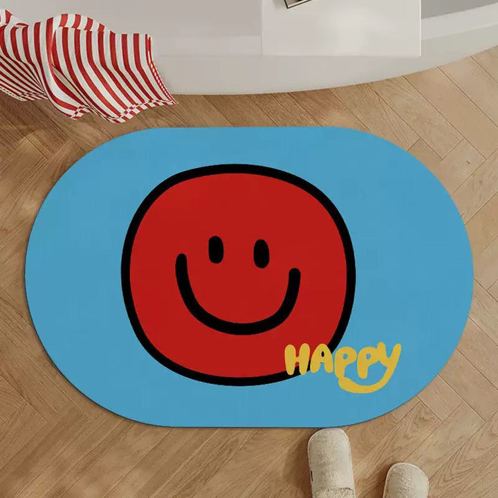 Fun Smiley Face Area Rug Kalsten