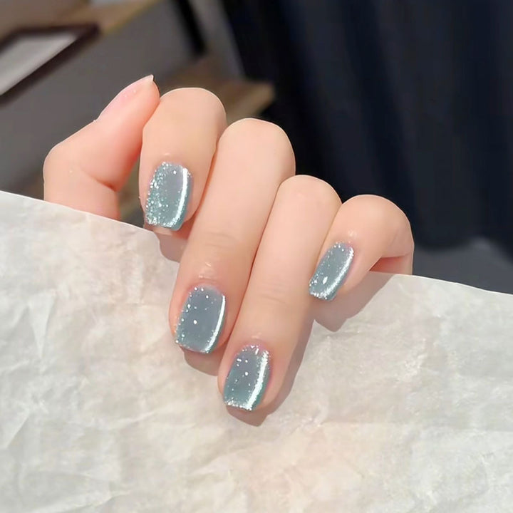 Elegant French Tip Press-On Nail Set Kalsten