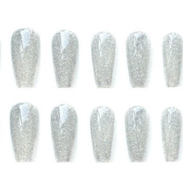 Glamorous Full-Coverage Glitzy Press-On Nail Set