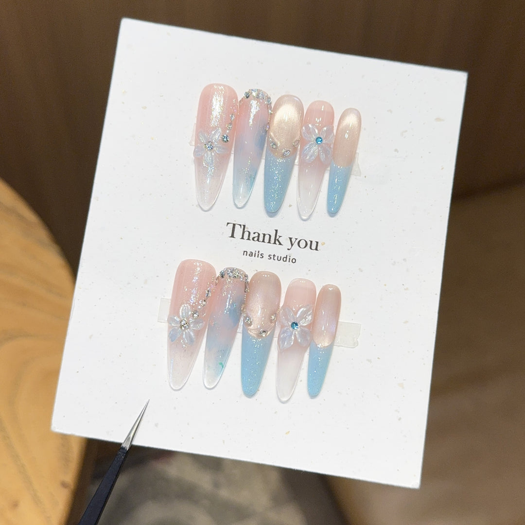 Elegant Artificial Nail Tips Set Kalsten