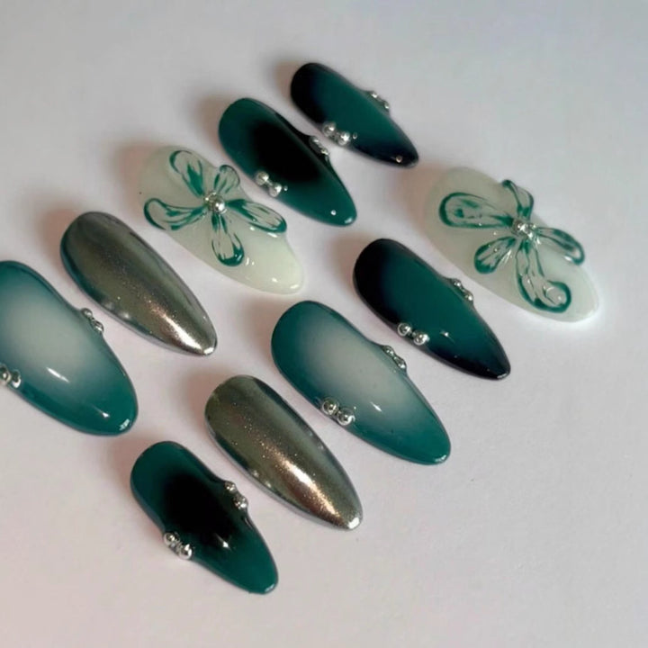 Artistic Press-On Nail Art Set Kalsten