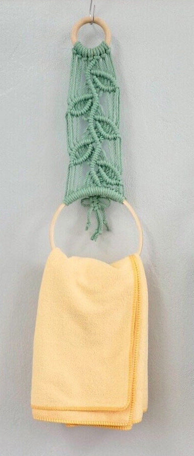 Decorative Macrame Towel Holder Kalsten