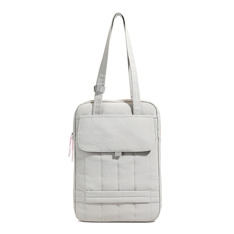 Structured Quilted Laptop Tote Bag Kalsten