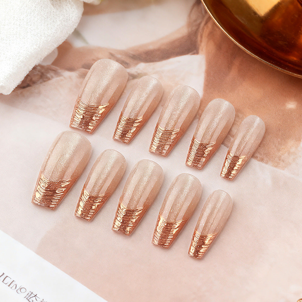 Glamorous Sculpted Press-On Nails Kalsten