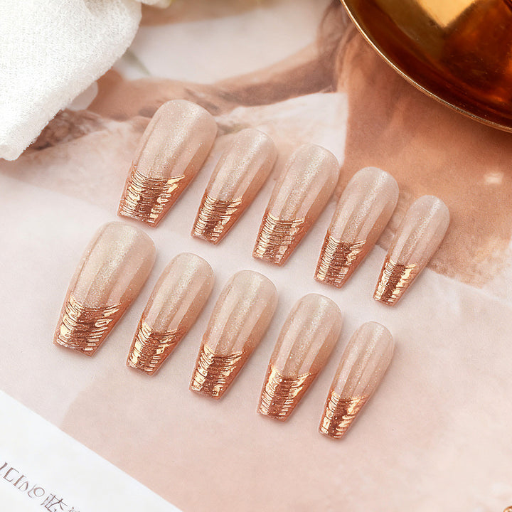 Glamorous Sculpted Press-On Nails Kalsten