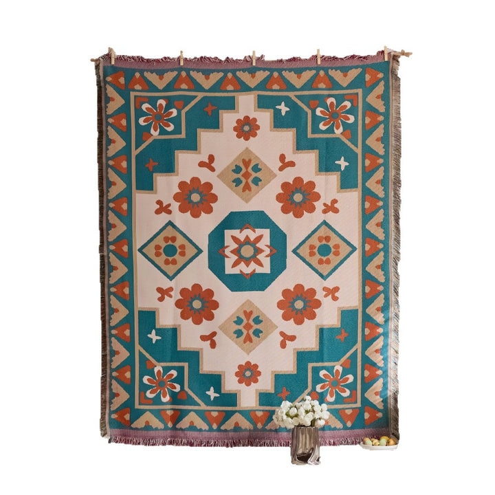 Artistic Woven Tapestry Throw