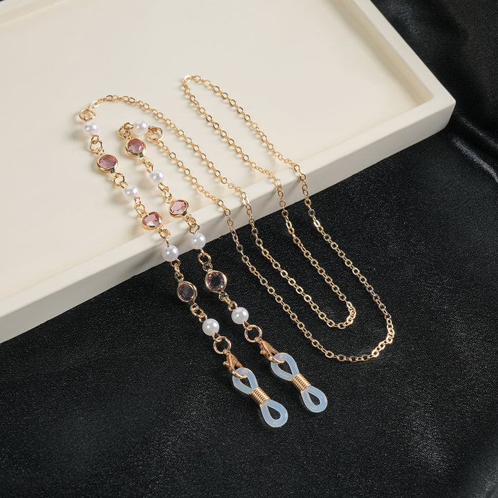 Elegant Gemstone Eyewear Chain Kalsten