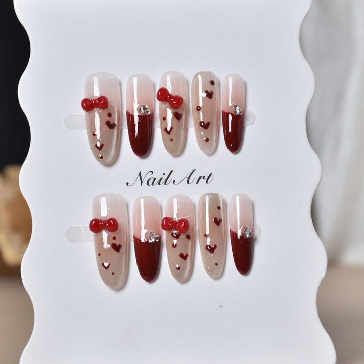 Decorative Animal Print Press-On Nail Set Kalsten