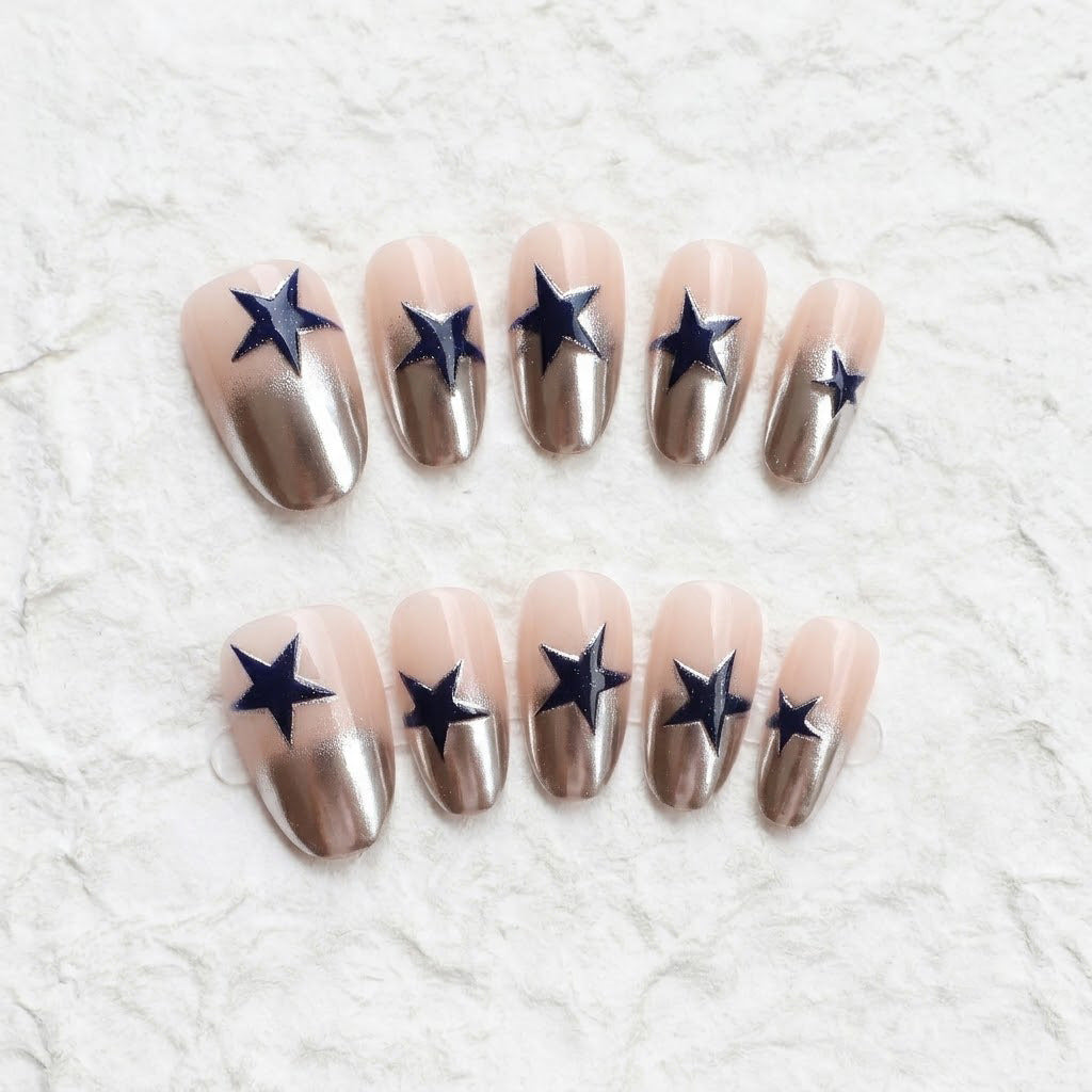 Stylish Press-On Nail Art Kalsten