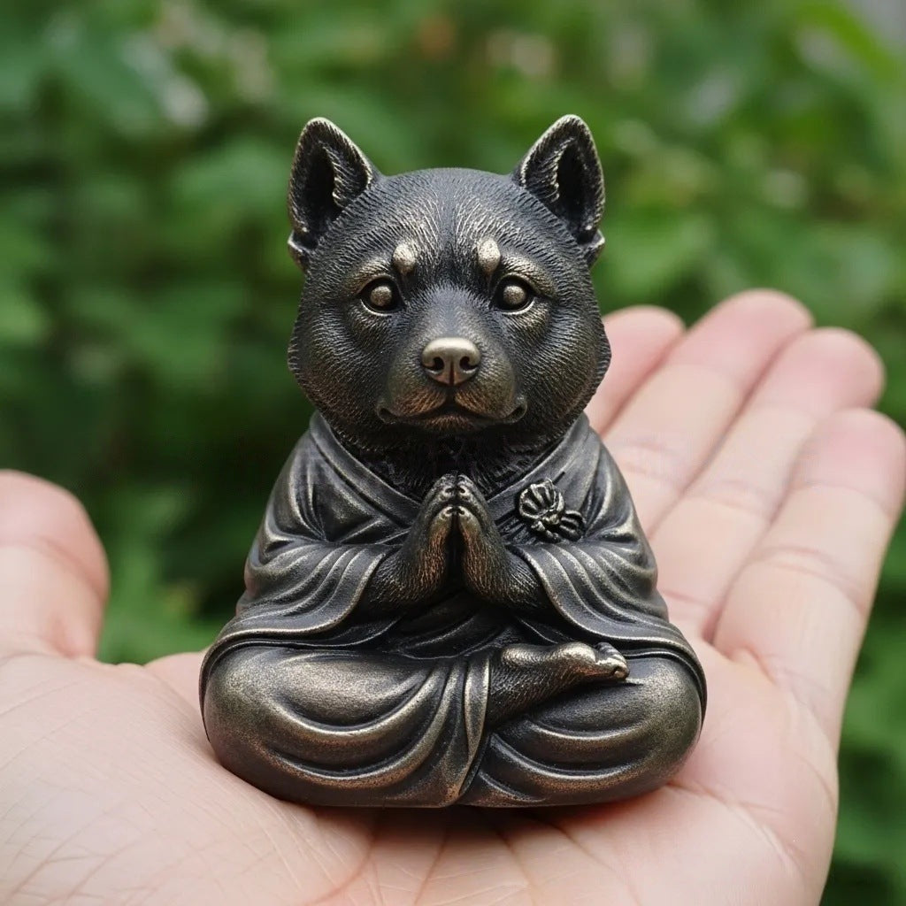 Decorative Meditating Dog Figurine Kalsten